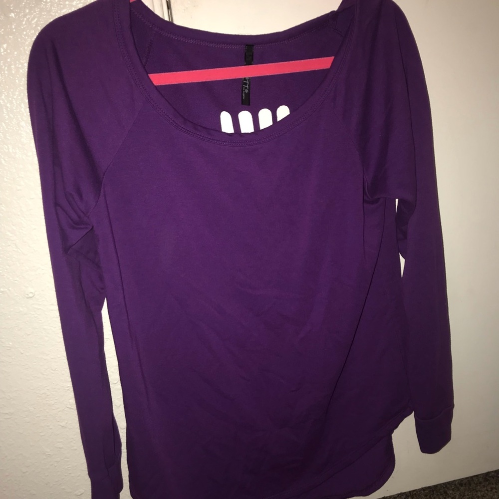 Purple sweatshirt, size small